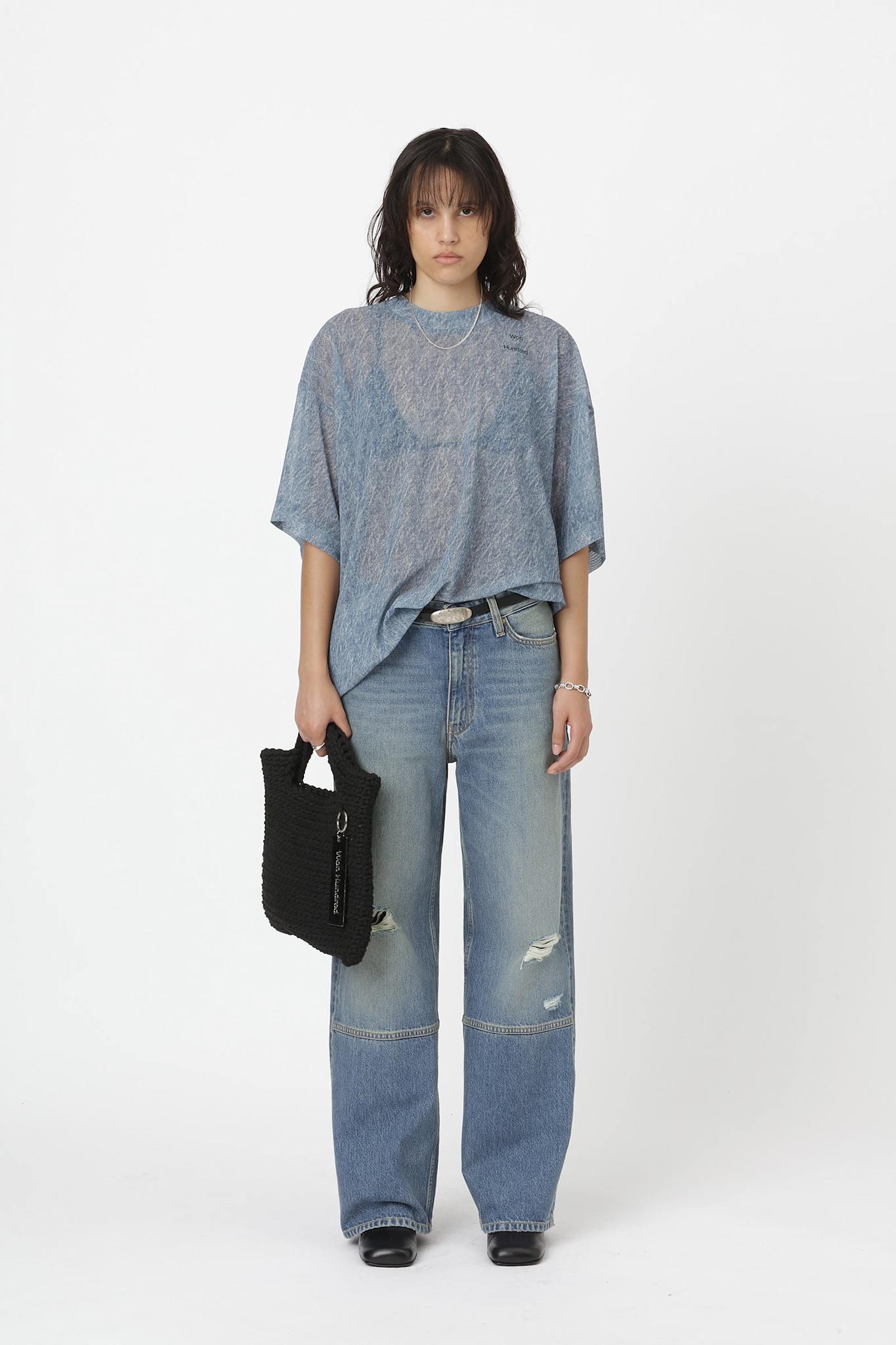 Won Hundred Women Jasmine AOP T-shirt Blue