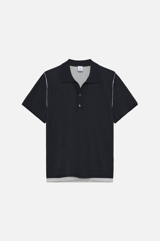 Jonas Two Layer Knit Polo - Won Hundred Online Store