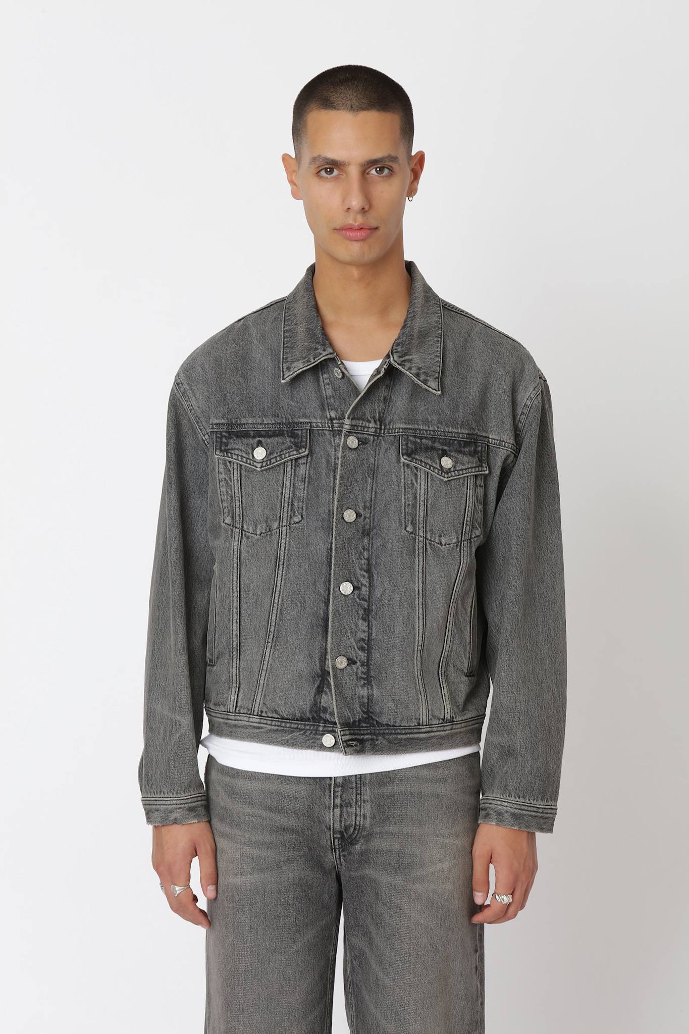 Won Hundred Unisex Liverpool Tintet Grey Jacket Tinted Grey