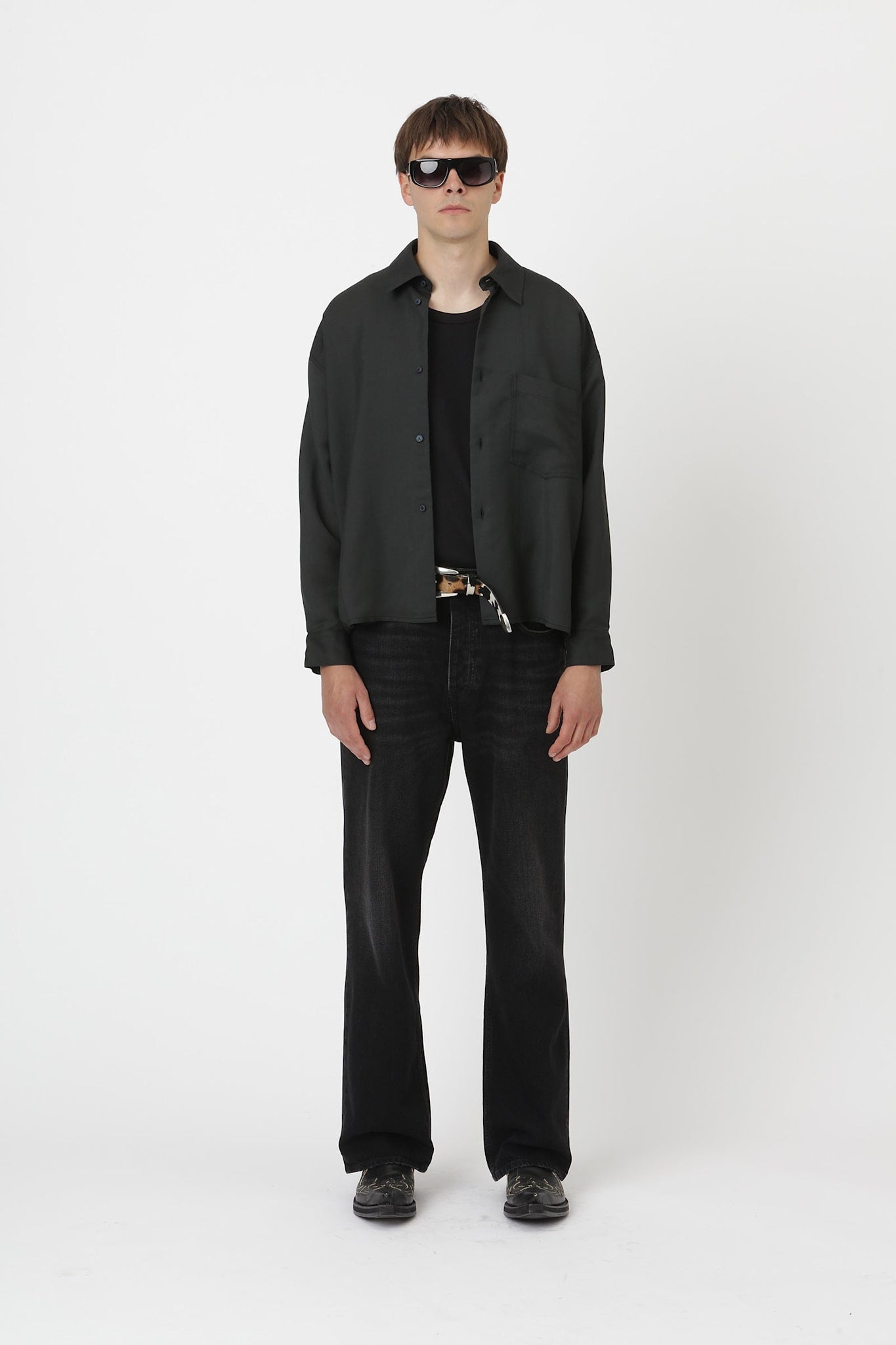 Won Hundred Men Maza Shirt Black