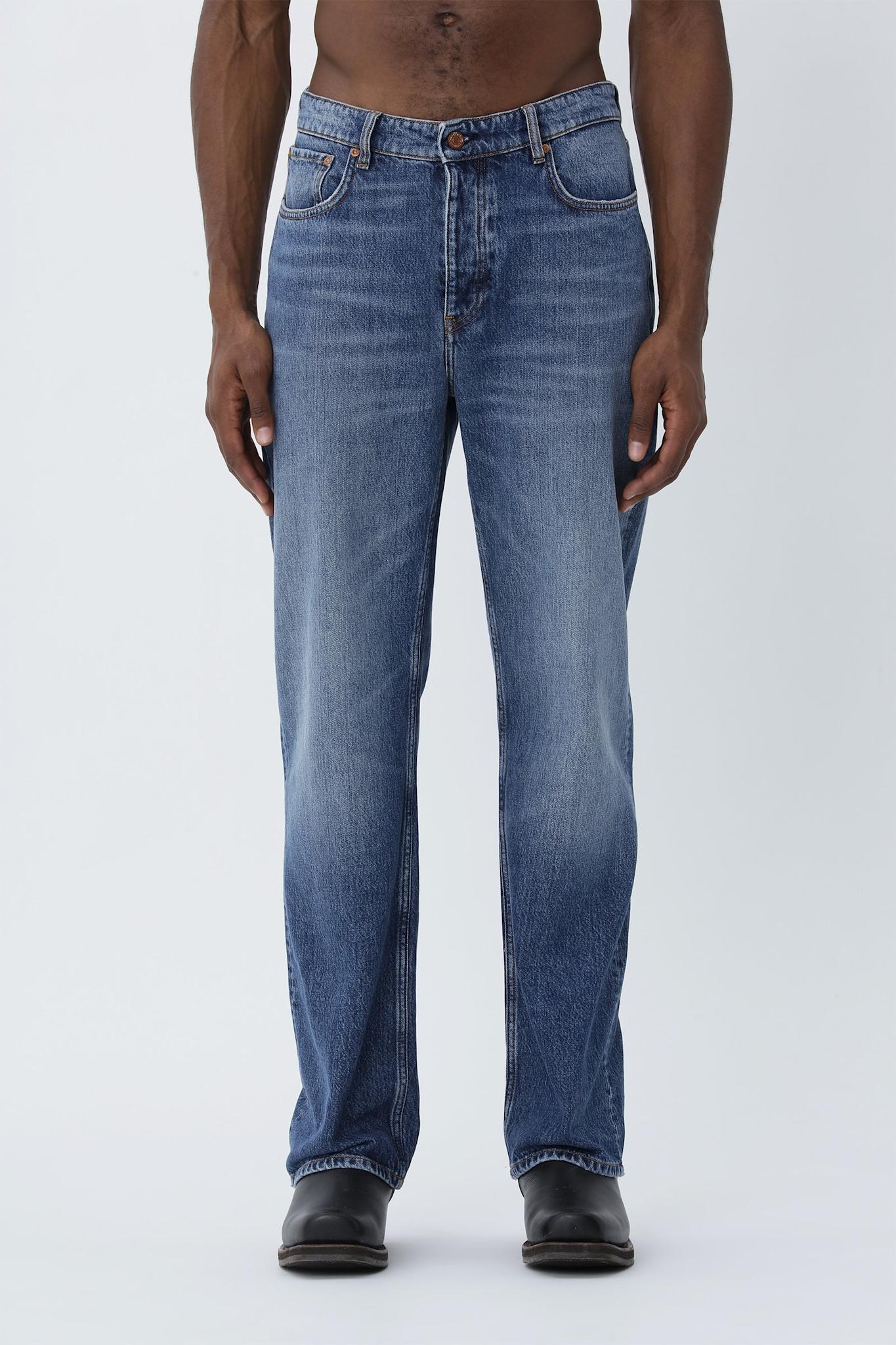 Won Hundred Men Steve Quartzblue 5-Pockets Quartzblue