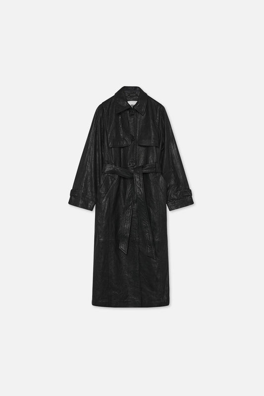 Tenna Leather Coat - Won Hundred Online Store