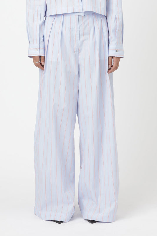 Won Hundred Women Thalia Trousers Blue Red Stripe