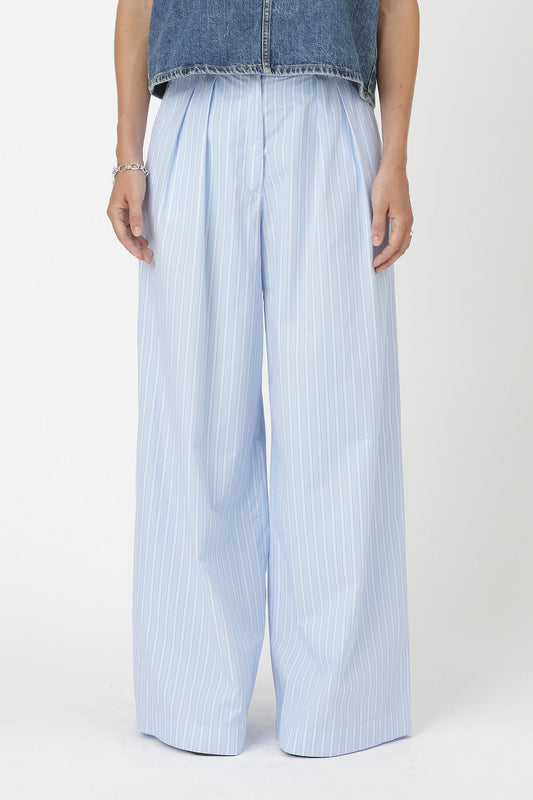 Won Hundred Women Thalia Trousers Blue Stripe