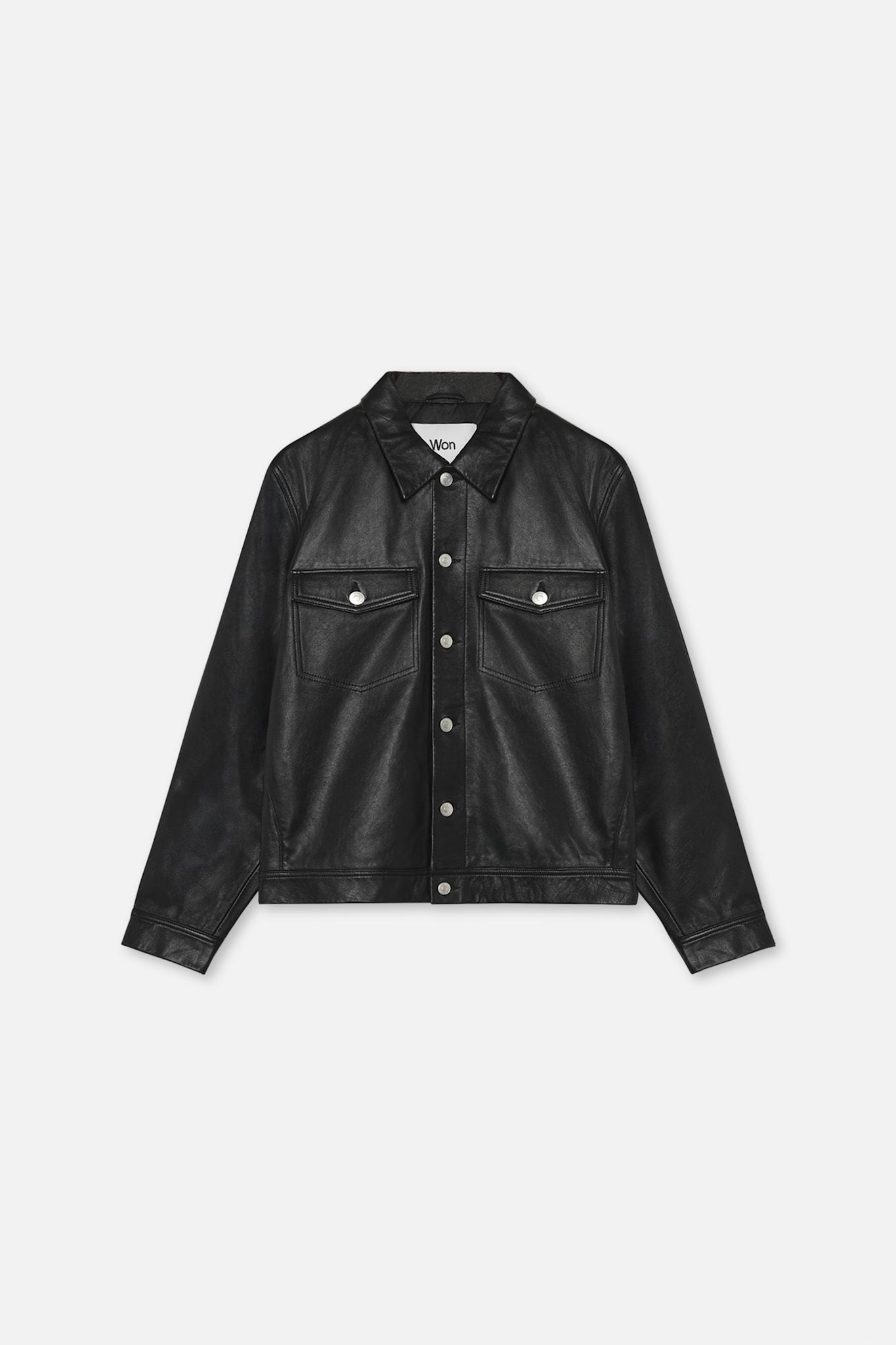 Clayton Leather Shirt Jacket - Won Hundred Online Store