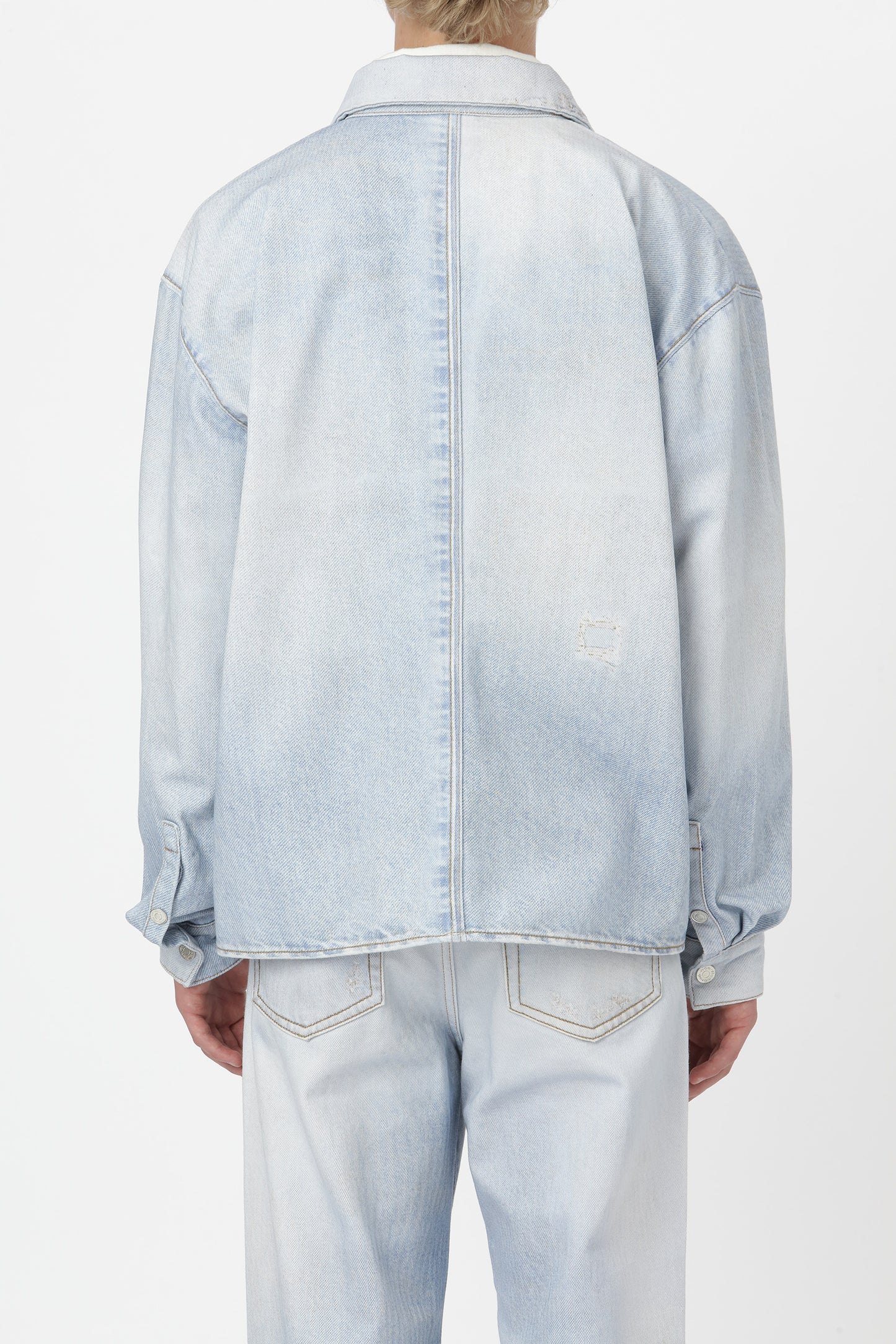 Won Hundred Men Zayne Printed Blue Denim Blue Digital Rinse