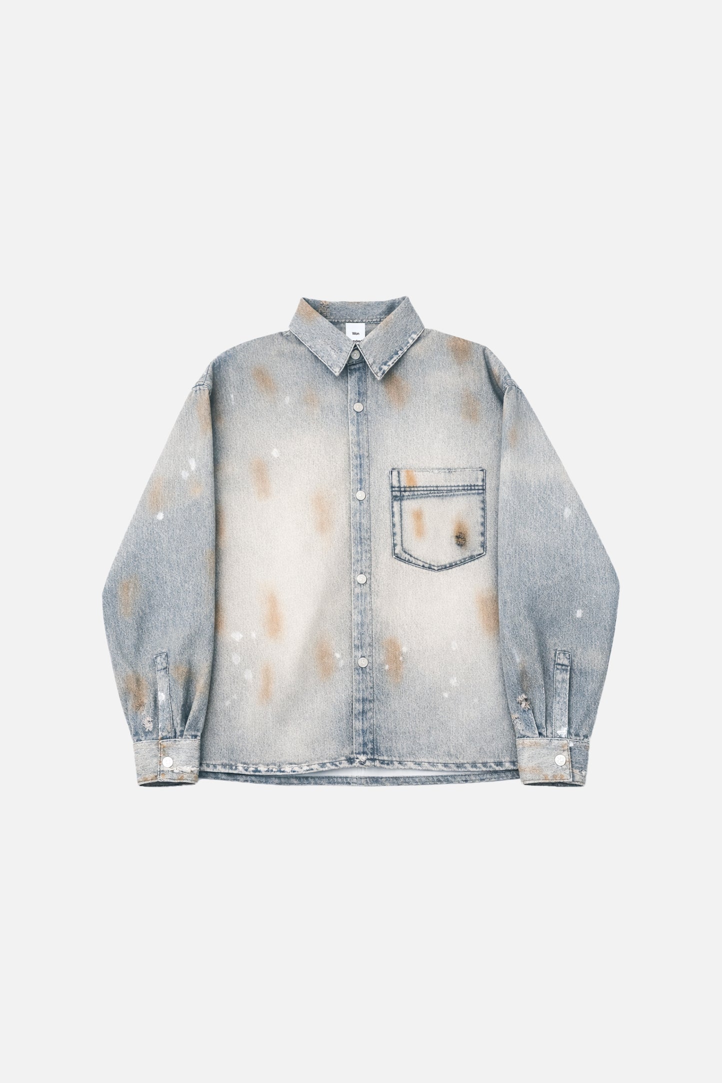 Maza Printed Denim Shirt - Won Hundred Online Store