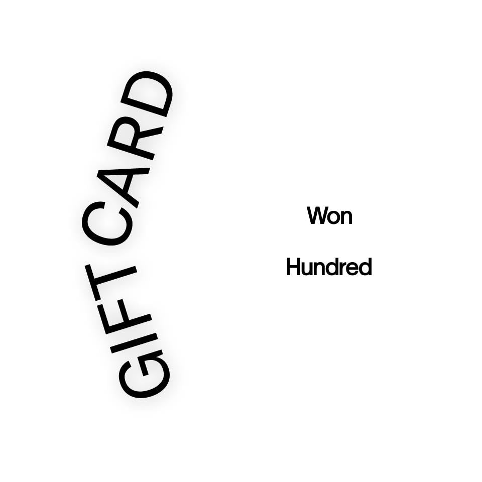 Gift Card - Won Hundred Online Store